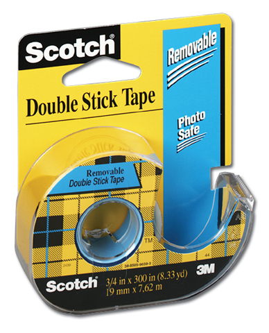SCOTCH+DOUBLE+STICK+TAPE+3%2F4+INCH+X+200+INCHES